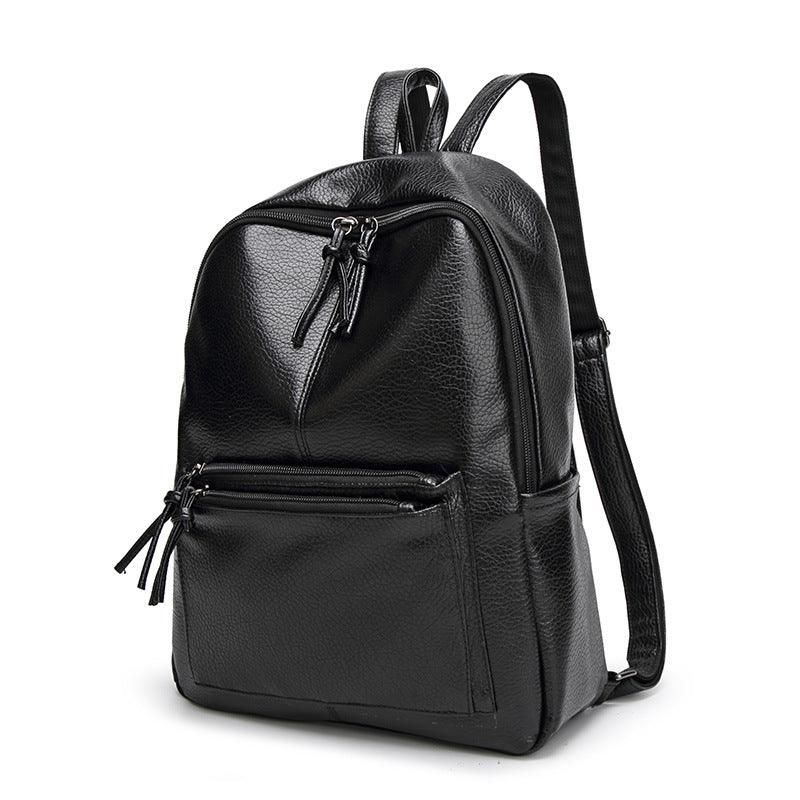 Backpack Bags For Women Bag Bagpack Leather Girls Simple - melvincucci