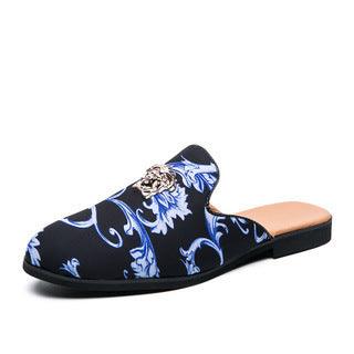 Baotou Breathable Semi-Drag Leather Shoes Small Leather Shoes - melvincucci