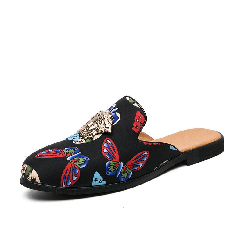 Baotou Breathable Semi-Drag Leather Shoes Small Leather Shoes - melvincucci