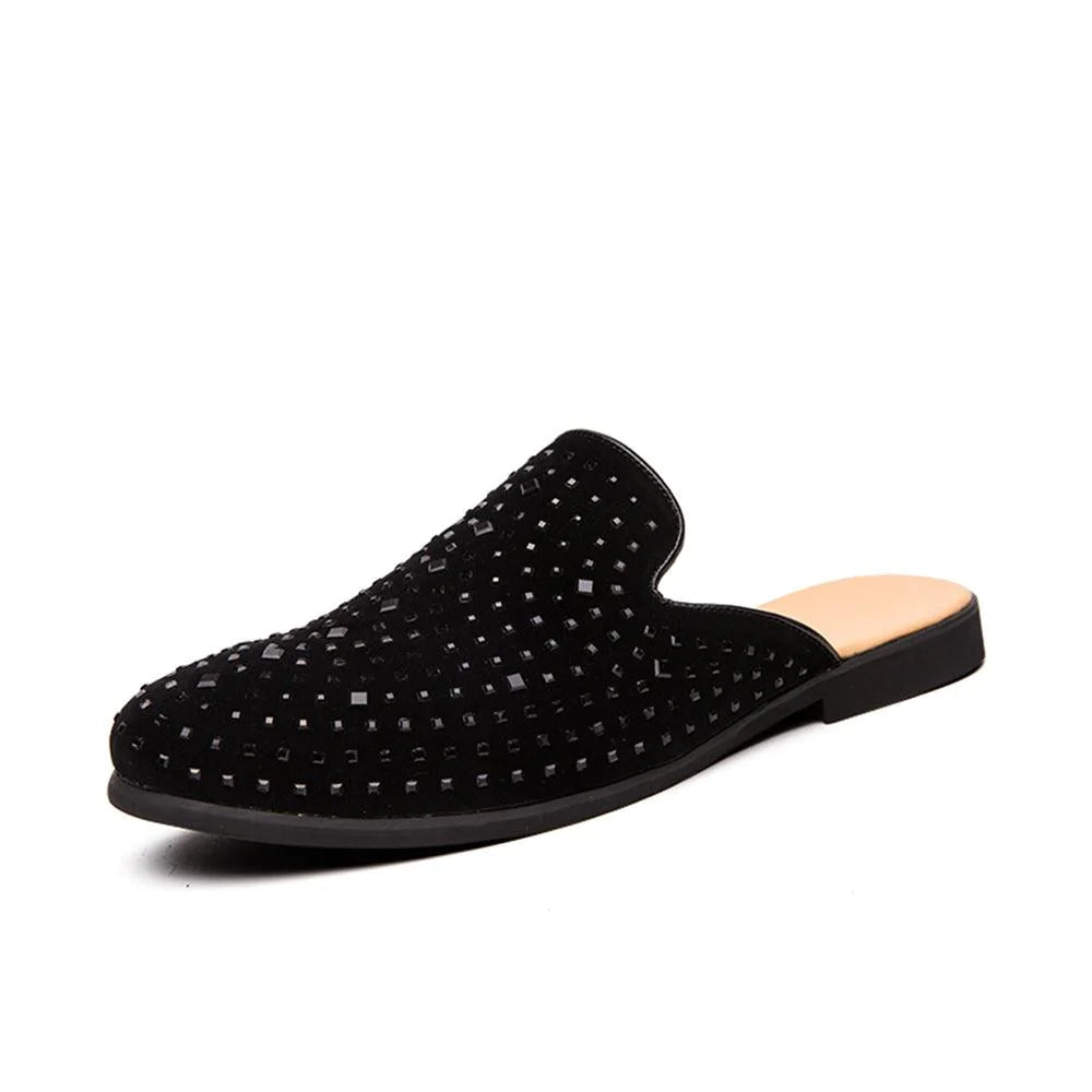 Baotou Breathable Semi-Drag Leather Shoes Small Leather Shoes - melvincucci