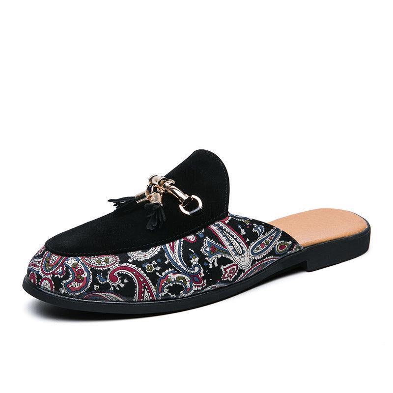 Baotou Breathable Semi-Drag Leather Shoes Small Leather Shoes - melvincucci