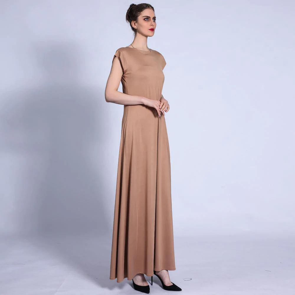 Base Skirt Basic Sleeveless Long Dress Women - melvincucci