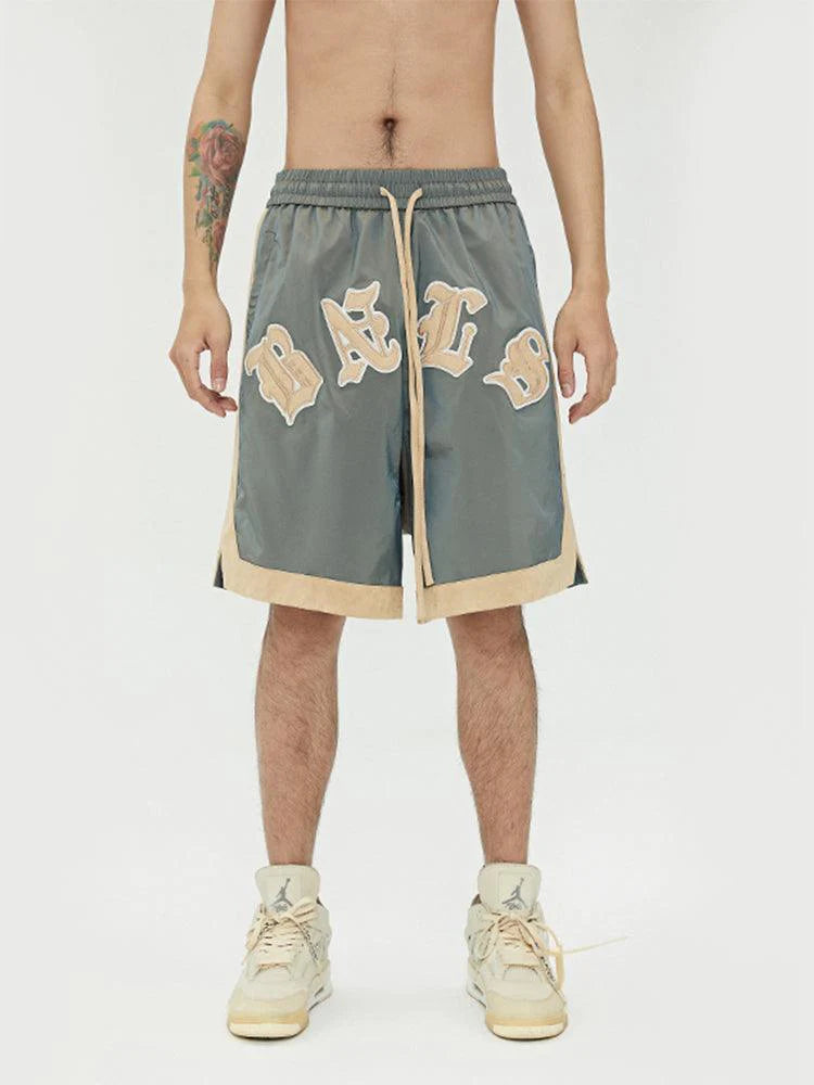 Basketball Pants Drawstring Five-point Pants Men And Women Couple Loose Shorts - melvincucci