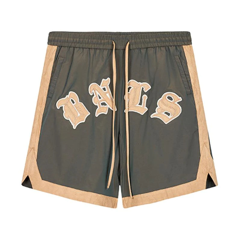 Basketball Pants Drawstring Five-point Pants Men And Women Couple Loose Shorts - melvincucci