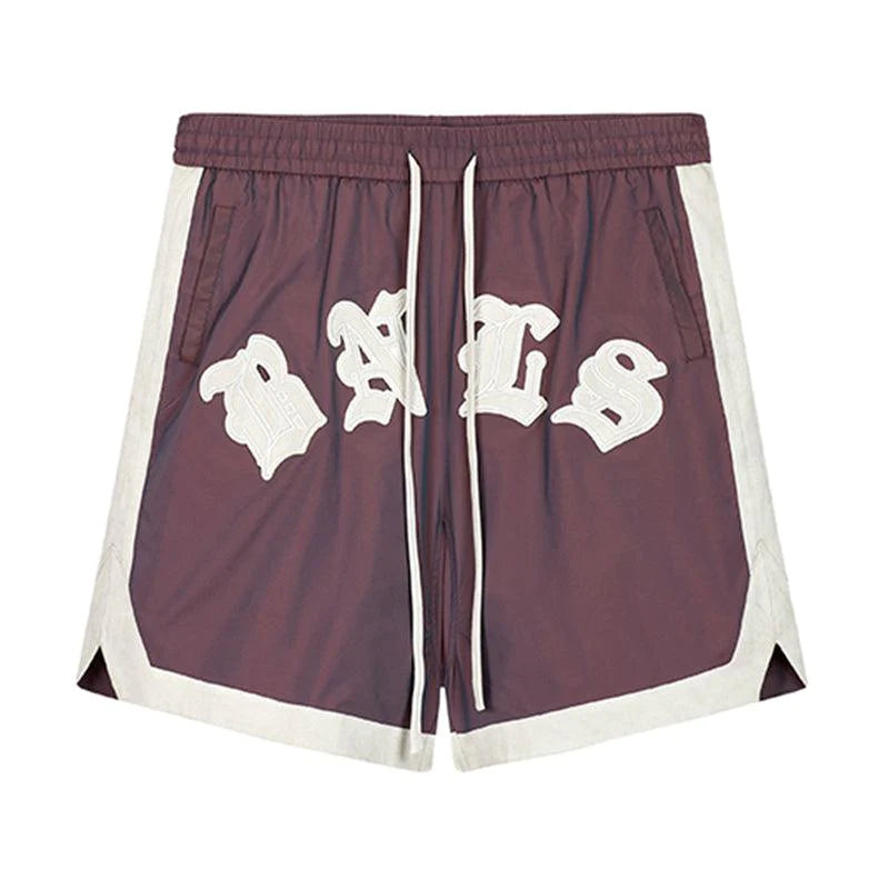 Basketball Pants Drawstring Five-point Pants Men And Women Couple Loose Shorts - melvincucci