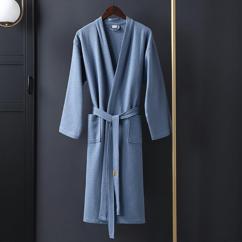 Bathrobe Absorbent And Quick-drying Men's Women's Long Couples Thin Robe - melvincucci