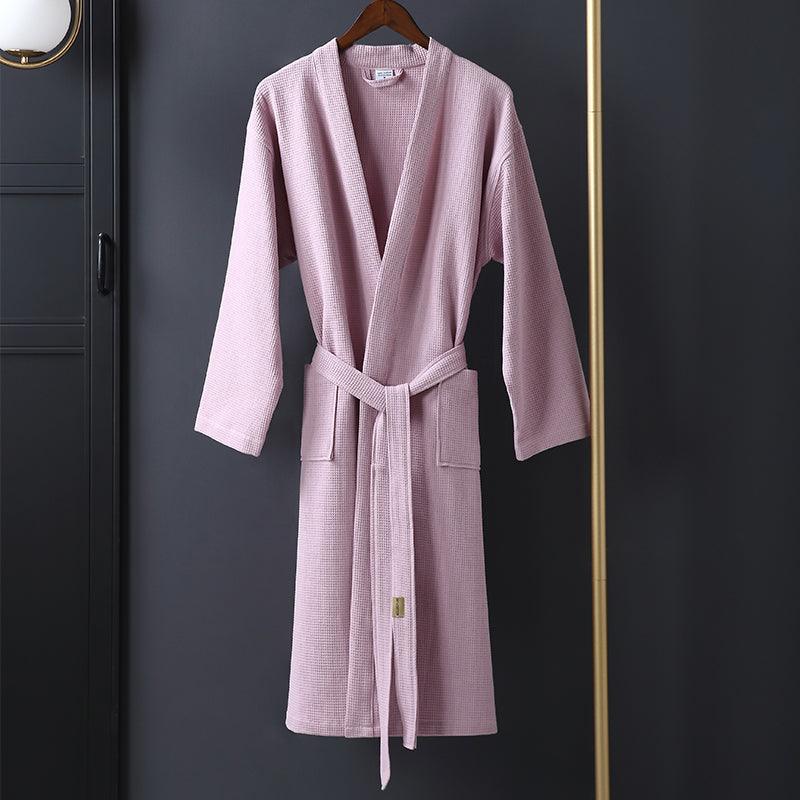 Bathrobe Absorbent And Quick-drying Men's Women's Long Couples Thin Robe - melvincucci