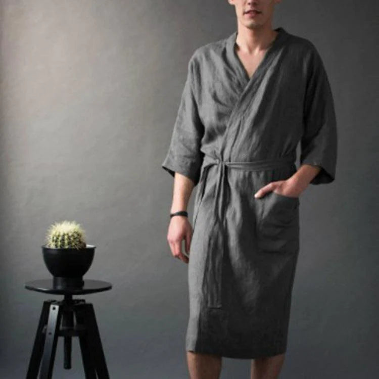 Bathrobe Bath Robe Dressing Gown Loungewear Sleepwear - melvincucci