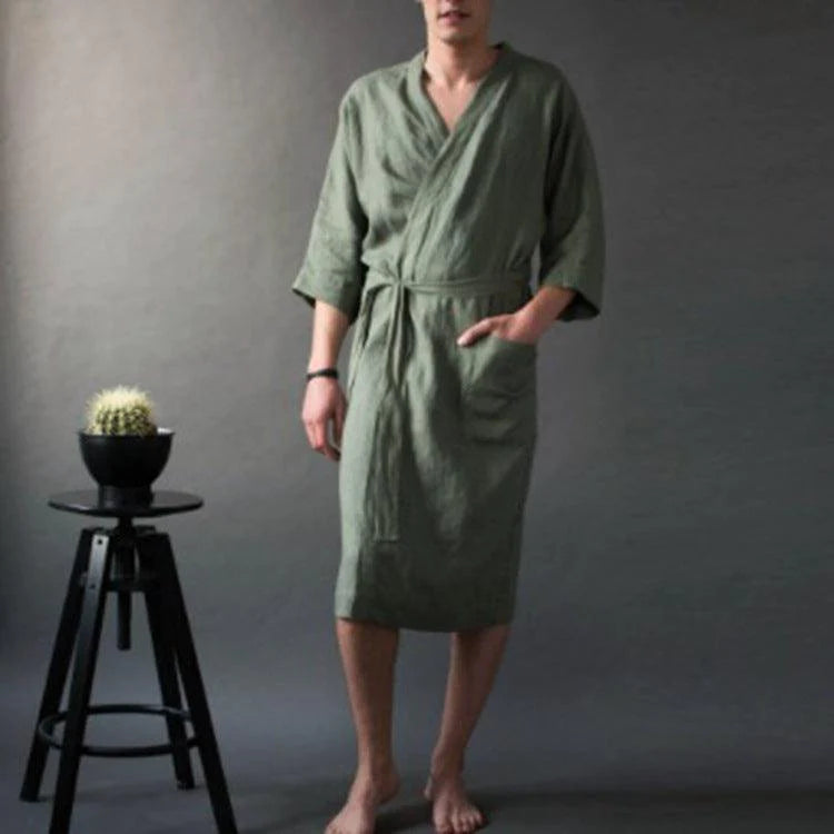 Bathrobe Bath Robe Dressing Gown Loungewear Sleepwear - melvincucci