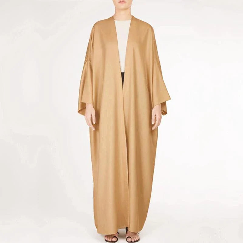 Batwing Kaftan Abaya Dubai Kimono Turkey Muslim Fashion Cardigan Mujer Moroccan Dress Caftan Islam Abayas For Women Robe Femme - melvincucci