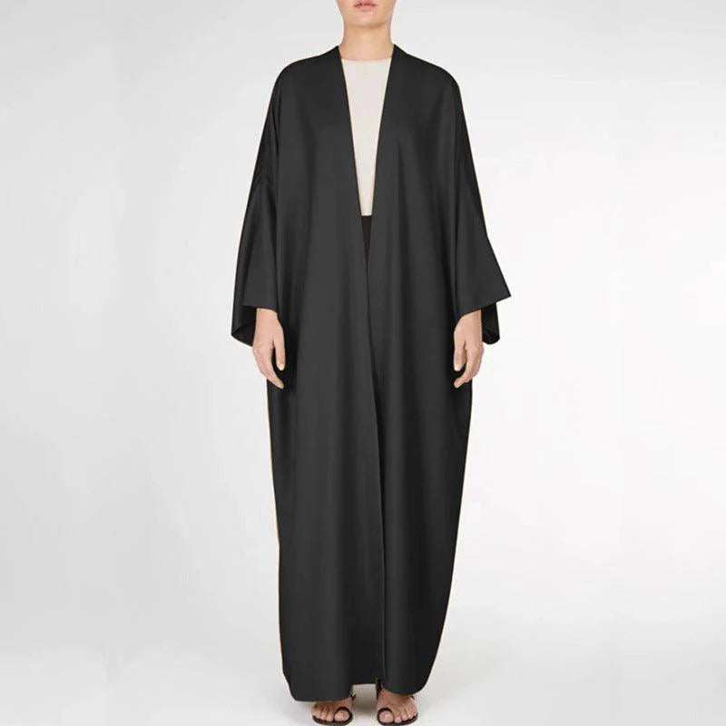 Batwing Kaftan Abaya Dubai Kimono Turkey Muslim Fashion Cardigan Mujer Moroccan Dress Caftan Islam Abayas For Women Robe Femme - melvincucci