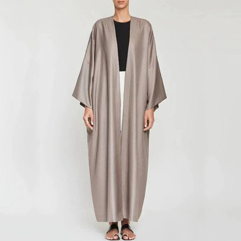 Batwing Kaftan Abaya Dubai Kimono Turkey Muslim Fashion Cardigan Mujer Moroccan Dress Caftan Islam Abayas For Women Robe Femme - melvincucci