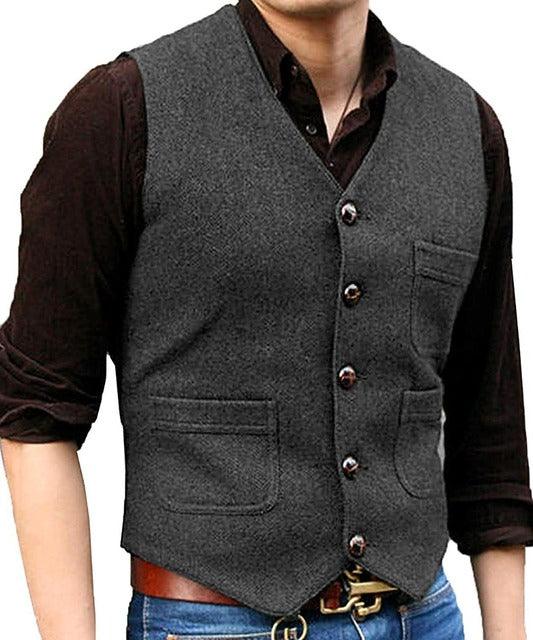 Roupa De Homens Tweed Jaqueta Steampunk Marrom Preta Estilo - melvincucci