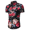 Beachwear Shirt Short-Sleeved Floral - melvincucci