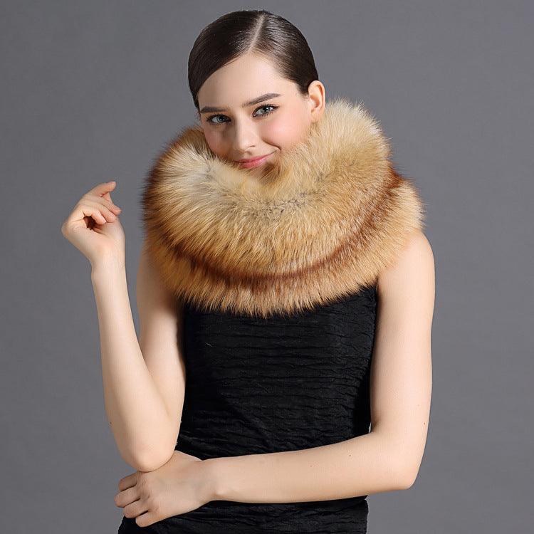 Bib Silver Fur Scarf For Men And Women - melvincucci
