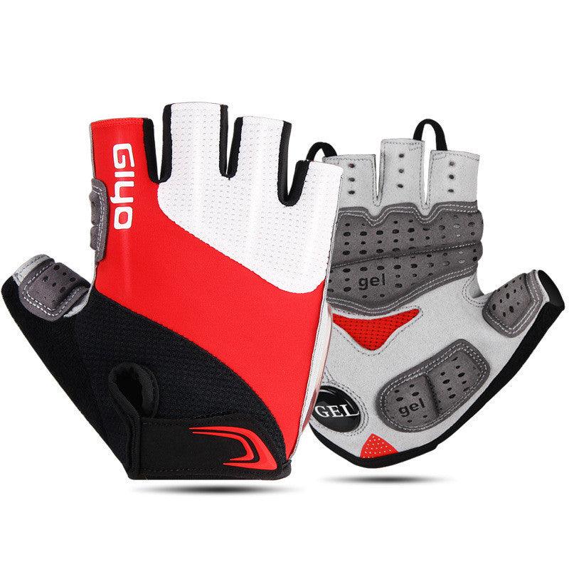Bicycle Gloves Half Finger Outdoor Sports Gloves For Men Women Gel Pad Breathable MTB Road Racing Riding Cycling Gloves - melvincucci