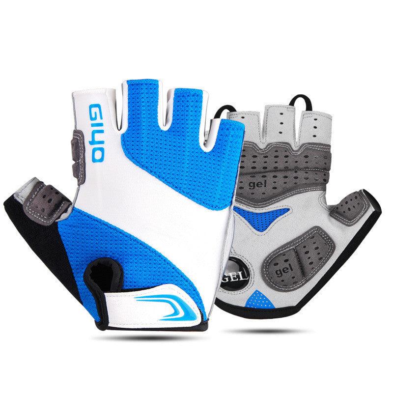 Bicycle Gloves Half Finger Outdoor Sports Gloves For Men Women Gel Pad Breathable MTB Road Racing Riding Cycling Gloves - melvincucci