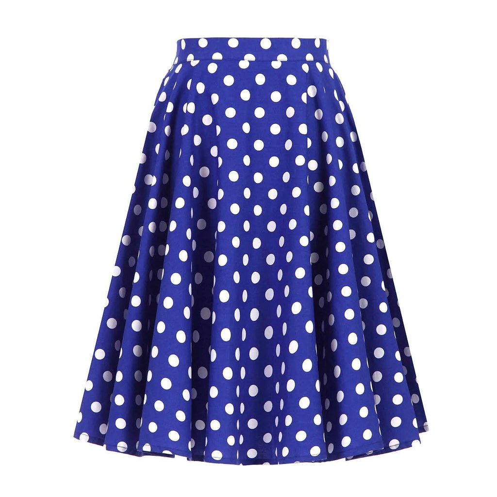 Big Swing Skirt Retro Skirt Polka Dot Skirt Short Skirt Women - melvincucci