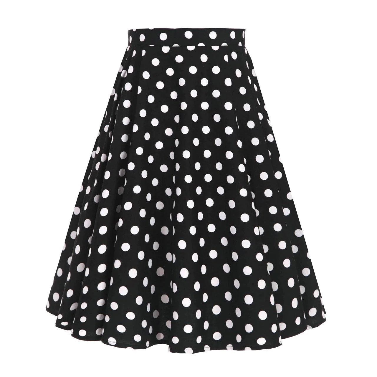 Big Swing Skirt Retro Skirt Polka Dot Skirt Short Skirt Women - melvincucci