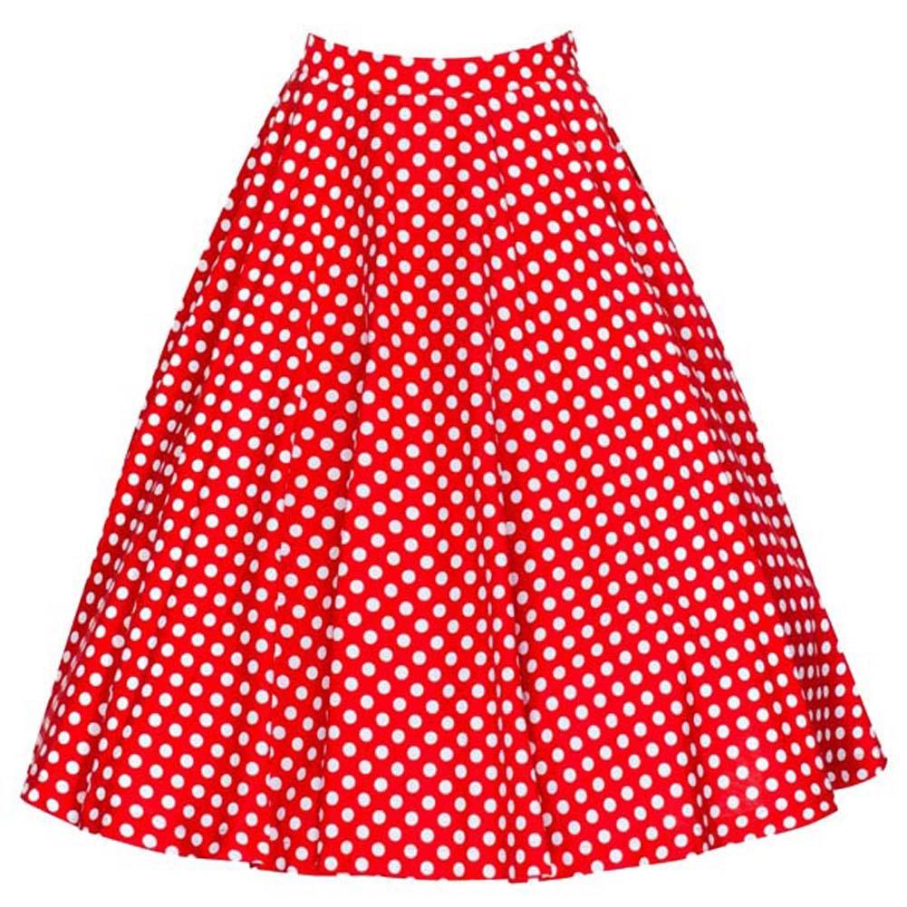 Big Swing Skirt Retro Skirt Polka Dot Skirt Short Skirt Women - melvincucci