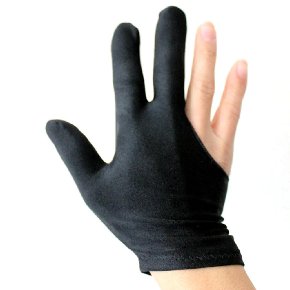 Billiards Three-finger Gloves Full Finger Gloves Club Billiard Gloves Left Hand Pass Code Billiard Gloves - melvincucci