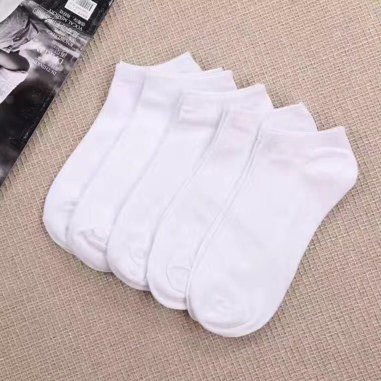 Black And White Gray Boat Socks Tube Socks Men And Women Thick Socks - melvincucci