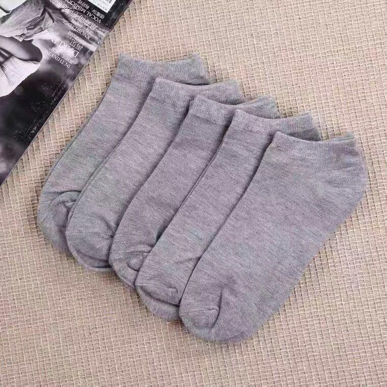 Black And White Gray Boat Socks Tube Socks Men And Women Thick Socks - melvincucci