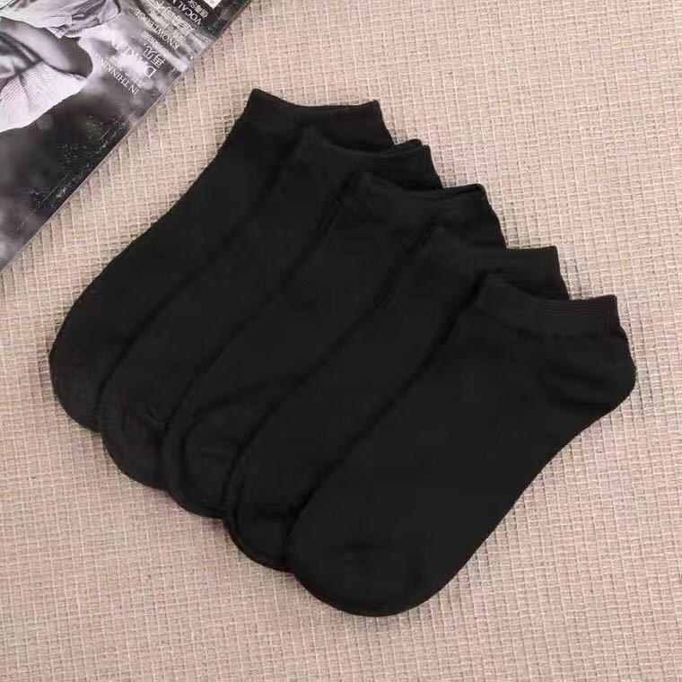 Black And White Gray Boat Socks Tube Socks Men And Women Thick Socks - melvincucci