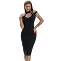 Black bandage dress dress - melvincucci