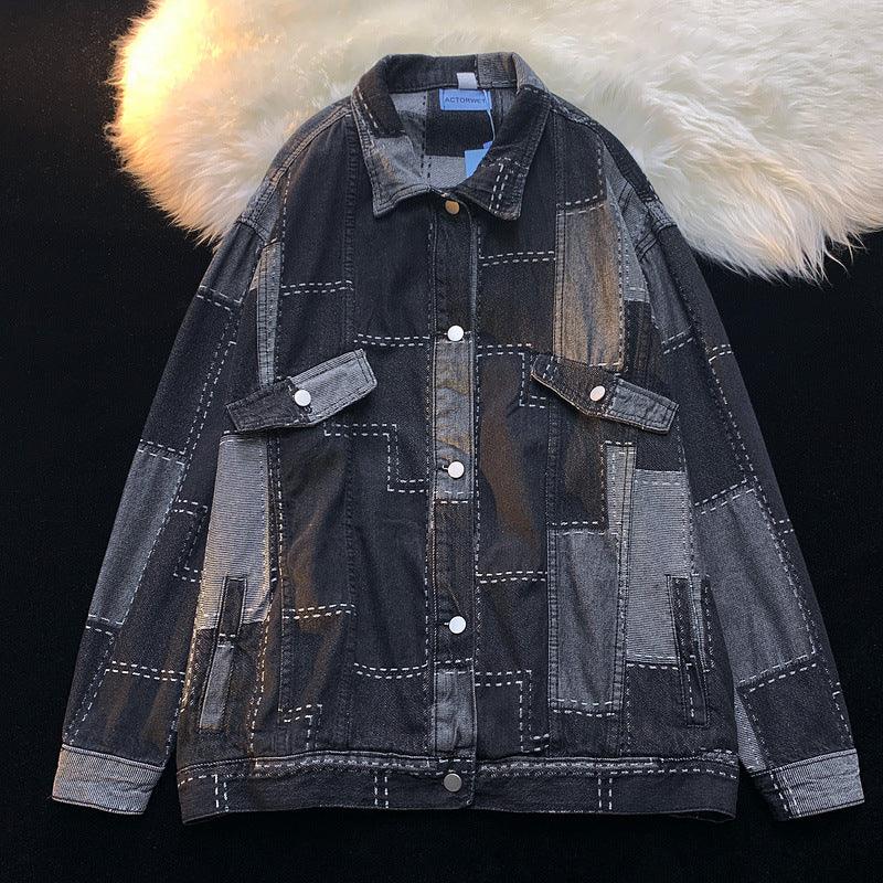 Black Denim Cardigan Jacket New Men And Women - melvincucci