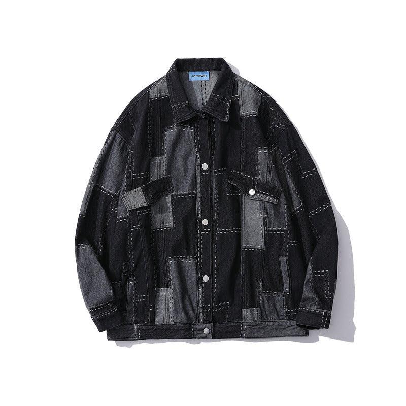 Black Denim Cardigan Jacket New Men And Women - melvincucci