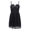Black Lace Dress Female Backless Sexy Suspenders - melvincucci