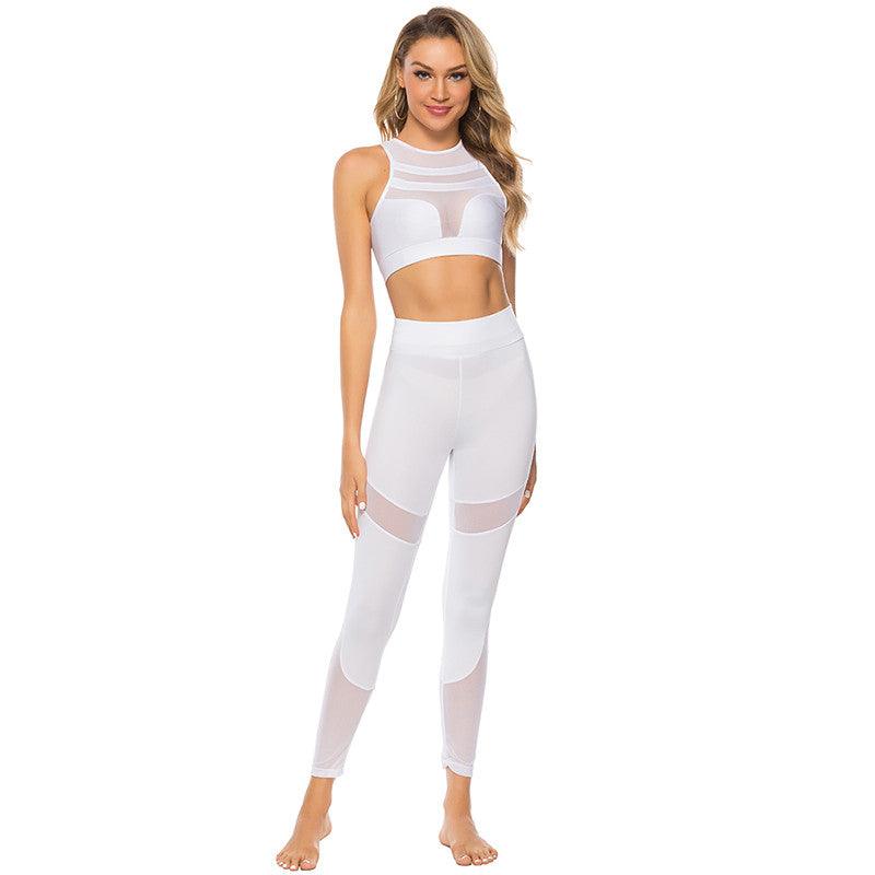 Black Mesh Leggings Women Pant High Waist Legging Fitness - melvincucci