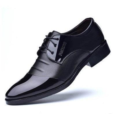 Black Shoes With Pointed Toe For Men - melvincucci