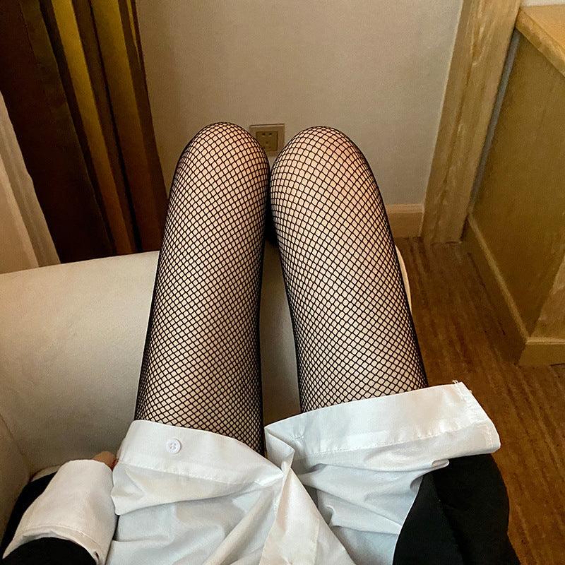 Black Socks Popular Fishnet Socks Women - melvincucci
