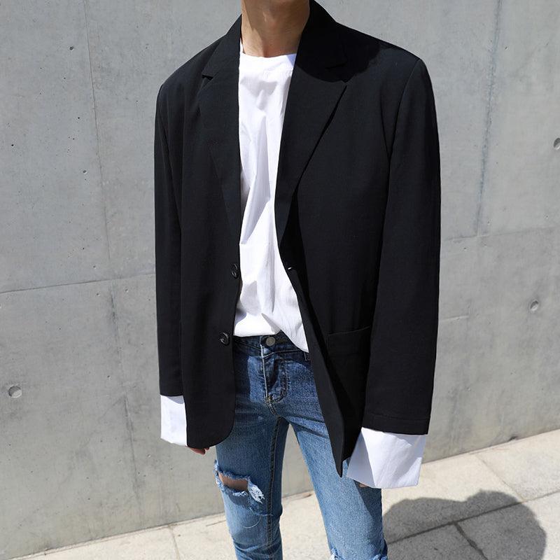 Blazer male Korean version of the trend of single West loose casual suit - melvincucci