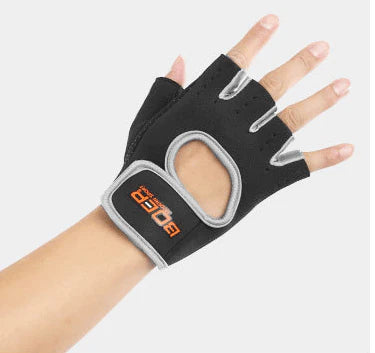 Bohr wholesale gloves, gloves, semi finger gloves, men and women's fitness products, outdoor cycling, skidproof and breathable - melvincucci