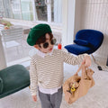 Boys Knitwear Girls Solid Color Base Shirt - melvincucci