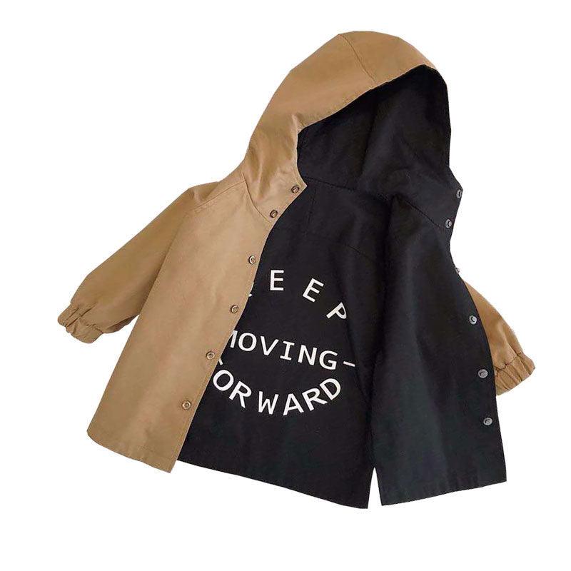 Boys wear coats on both sides in spring - melvincucci