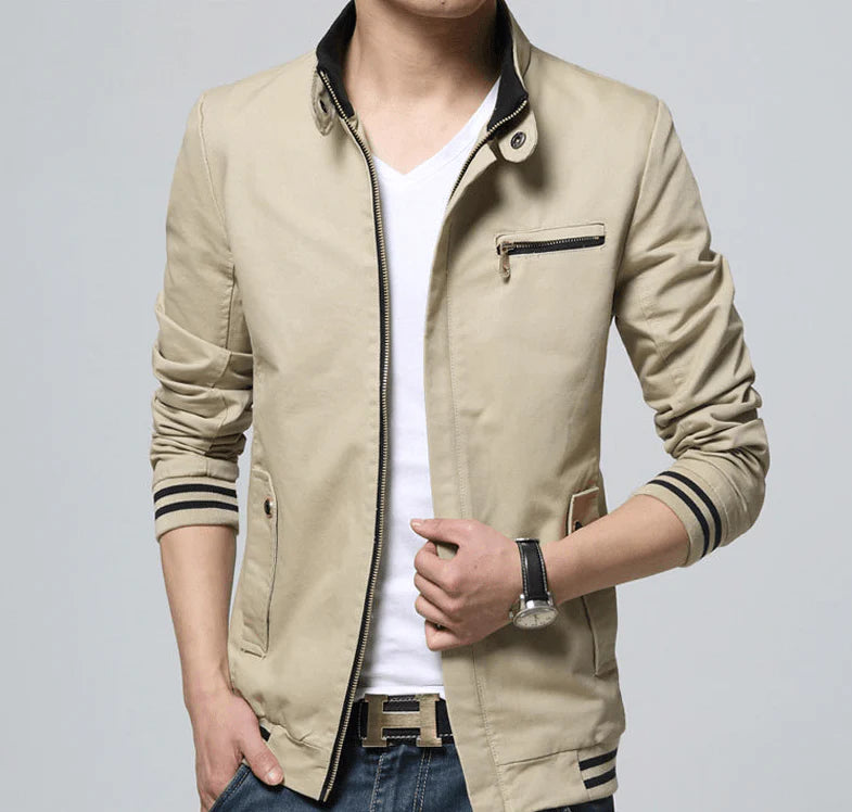 Brand New Spring Autumn Men Casual Jacket Coat Men's Fashion Washed Pure Cotton Brand-Clothing Jackets Male Coats - melvincucci