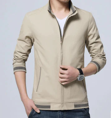 Brand New Spring Autumn Men Casual Jacket Coat Men's Fashion Washed Pure Cotton Brand-Clothing Jackets Male Coats - melvincucci