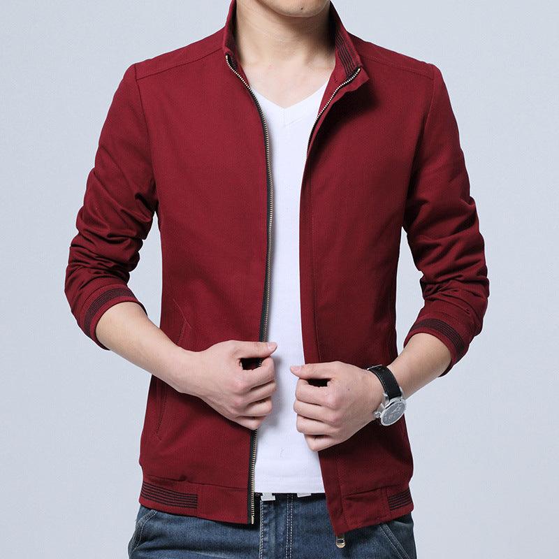 Brand New Spring Autumn Men Casual Jacket Coat Men's Fashion Washed Pure Cotton Brand-Clothing Jackets Male Coats - melvincucci