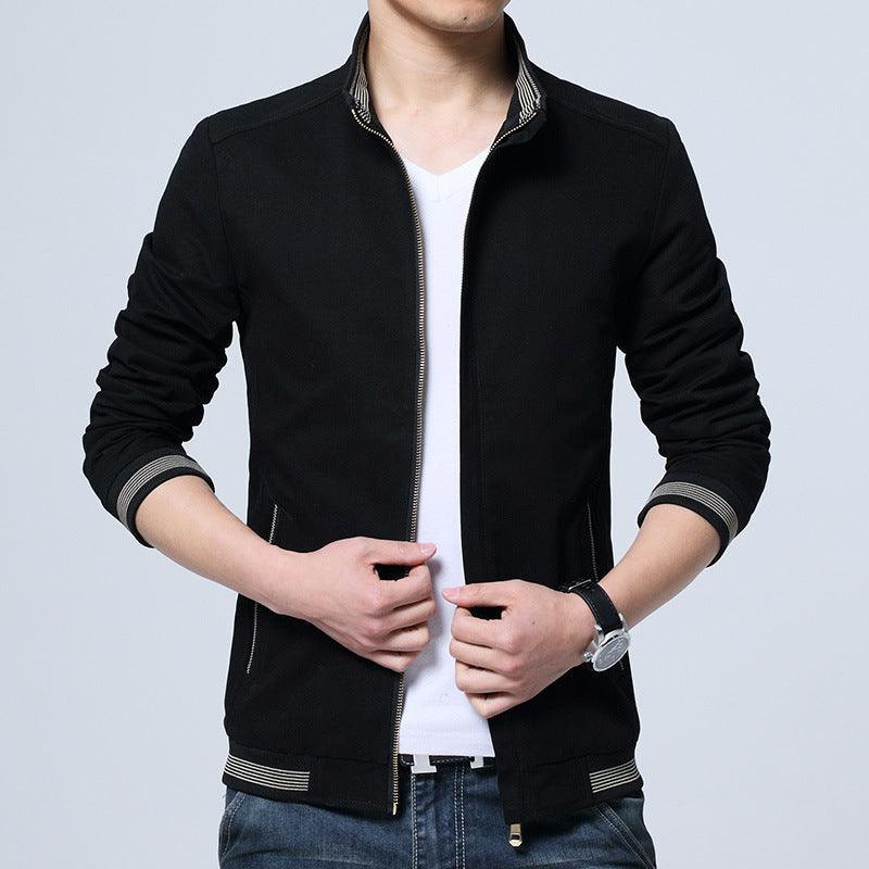 Brand New Spring Autumn Men Casual Jacket Coat Men's Fashion Washed Pure Cotton Brand-Clothing Jackets Male Coats - melvincucci