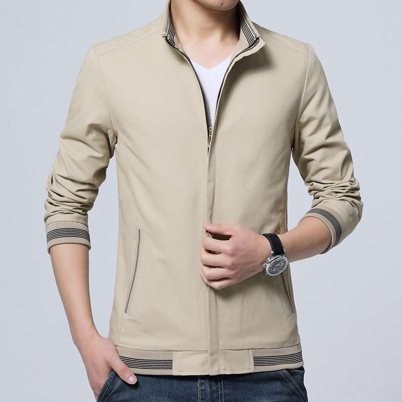 Brand New Spring Autumn Men Casual Jacket Coat Men's Fashion Washed Pure Cotton Brand-Clothing Jackets Male Coats - melvincucci