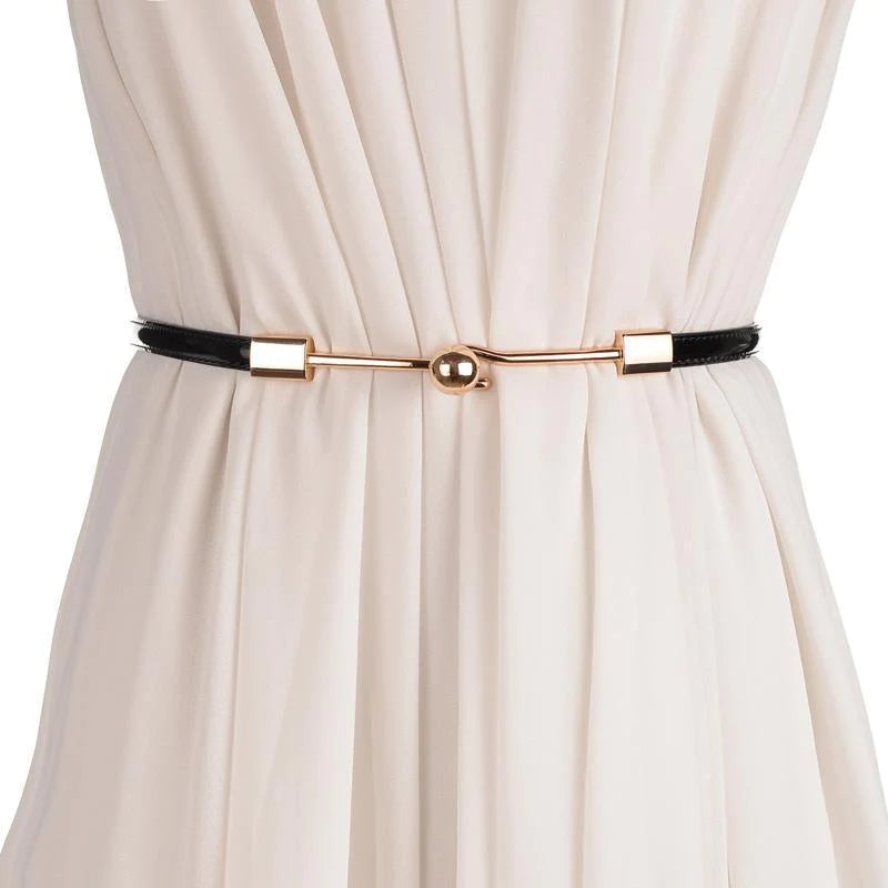 Bright Leather Fashion Korean Decorative Belt Women - melvincucci