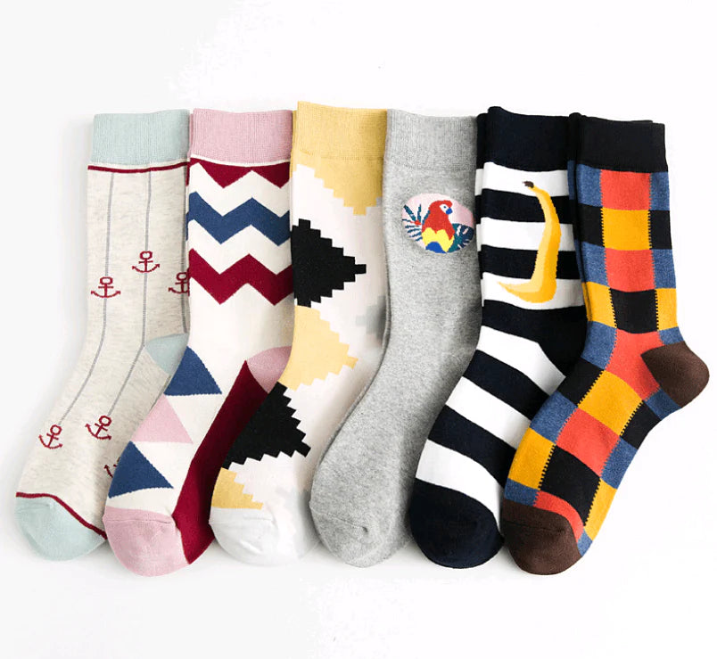 British wind socks personality couple socks men and women cotton stockings - melvincucci