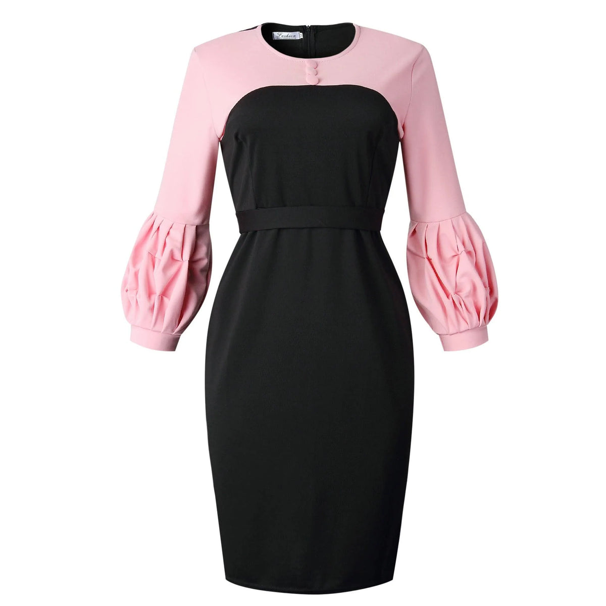 Bubble Sleeve African Large Patchwork Dress - melvincucci