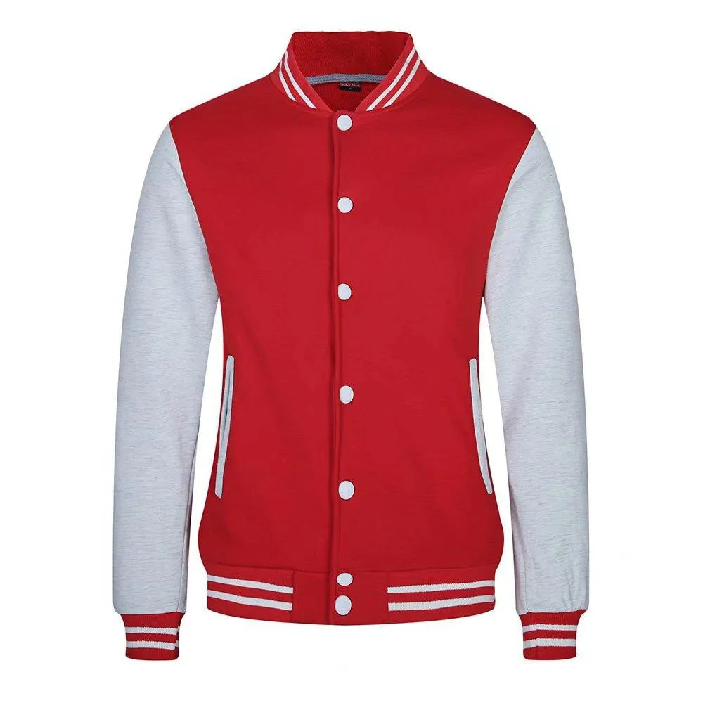 Button padded baseball uniform men and women cardigan sports jacket - melvincucci