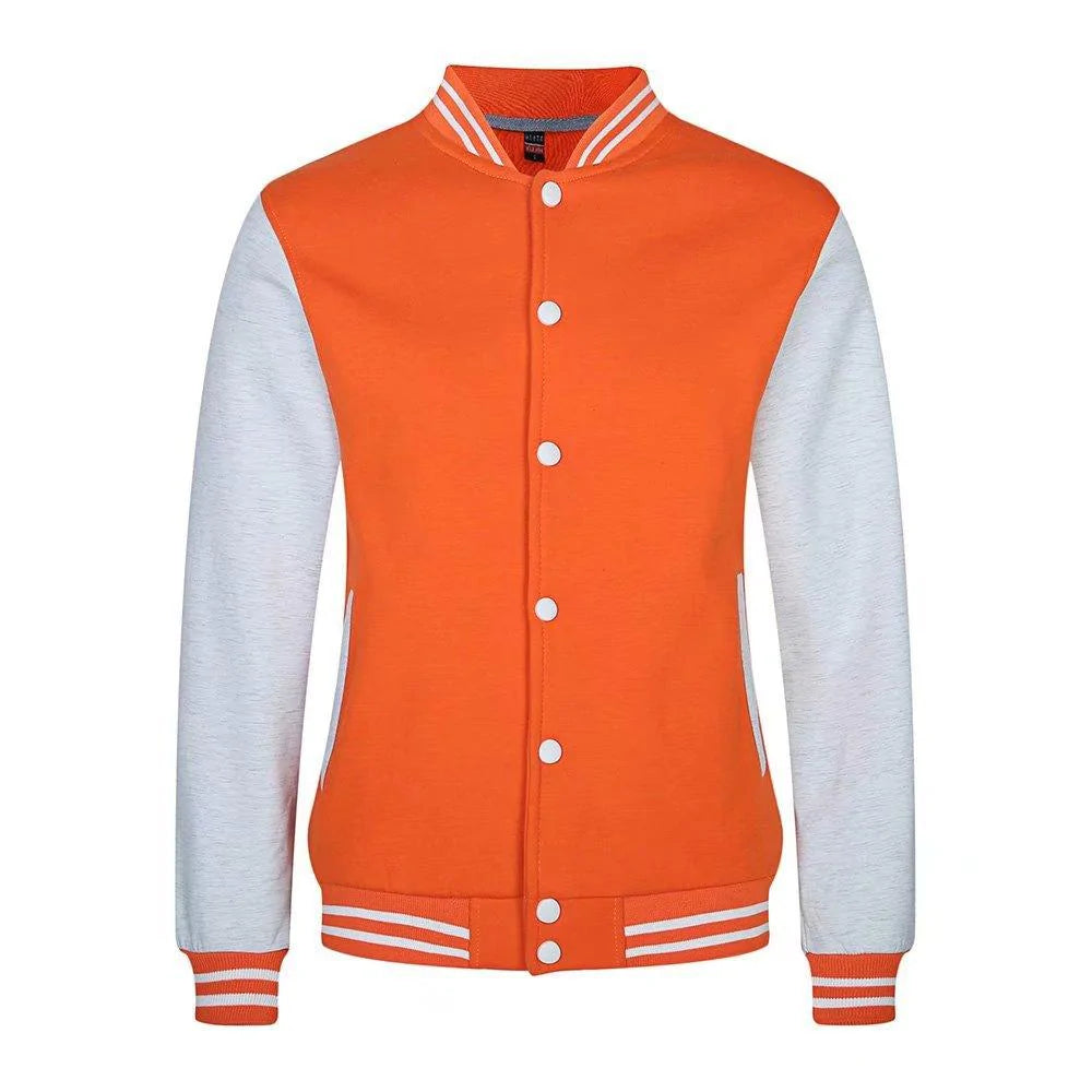 Button padded baseball uniform men and women cardigan sports jacket - melvincucci