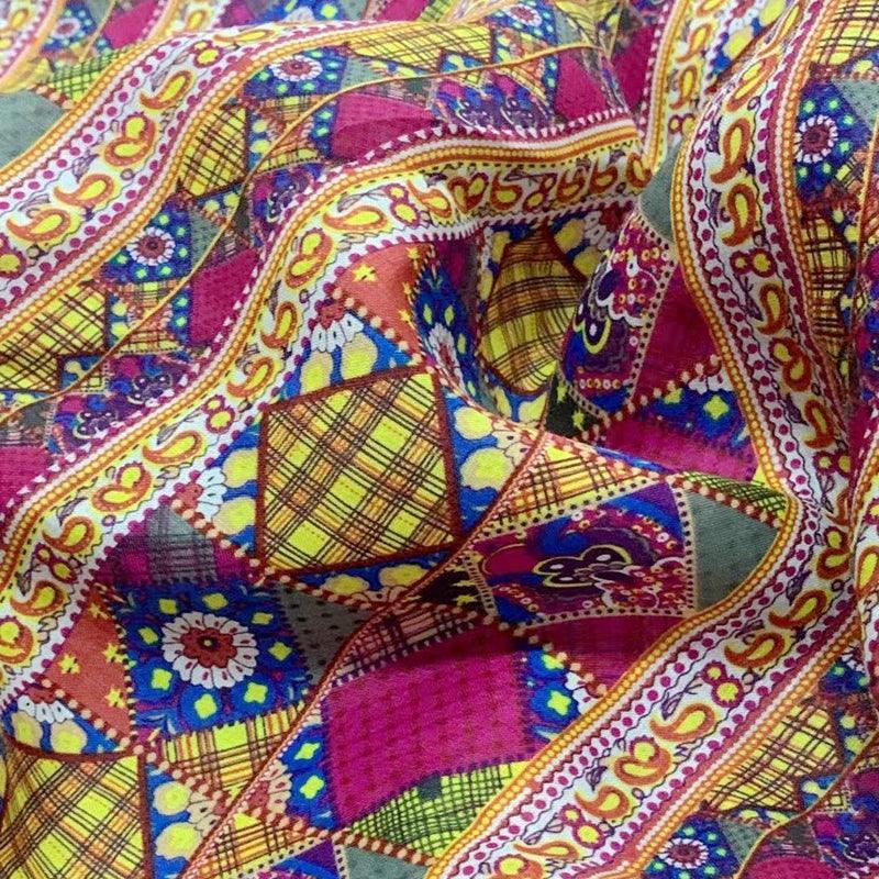 High Count Pure Ramie Digital Printed Fabric - melvincucci